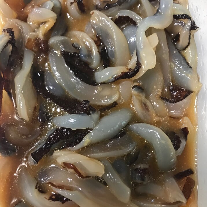 生クラゲの冷やし中華風